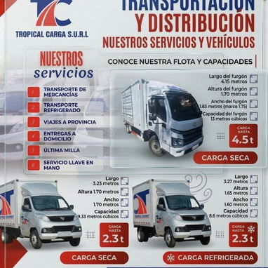 Transportación y distribución de carga. Mercancía refrigera y seca. - Img 125430162