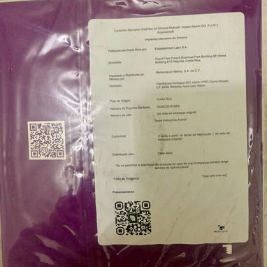 Implantes Mamarios Motiva 355 cc – SILKSurface PLUS con Qid® – $1100 USD - 2/3