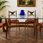 ELEGANTE JUEGO DE COMEDOR MID CENTURY - Img 57355025