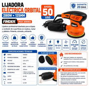 LIJADORA ELÉCTRICA ORBITAL FINDER 280W ⚡🪵 - Img 58278504