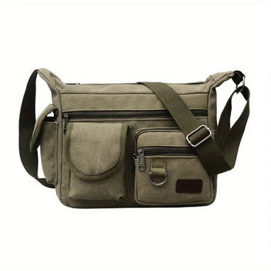 Bolso Bandolera de Lona Vintage - Img 110017978