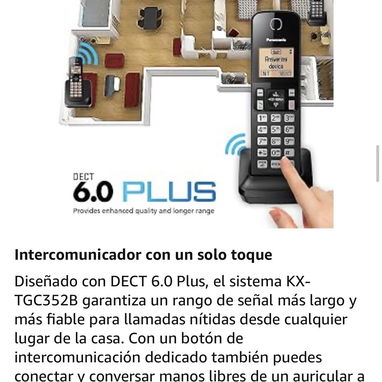 Inalámbrico Panasonic 2 Bases #1 en Ventas Calidad-Precio - Img 126166088