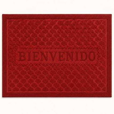 Alfombra Decorativa de Entrada "Bienvenido" – 40 × 60 cm  💲Precio: 9 USD  Dale un toque acogedor y elegante a la entrad - 2/6