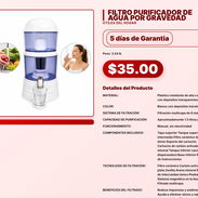 FILTRO PURIFICADOR DE AGUA POR GRAVEDAD . - Img 57563538