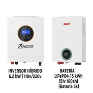 Kit de Inversor Zeneogk de 6.2kw con batería de 5kwh Must en 2799 USD - Img 55893288