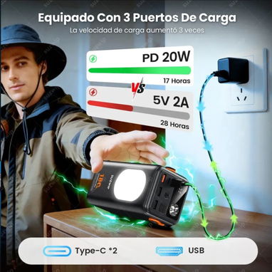 Banco de energía 100000 mAh/portátil - 6/7