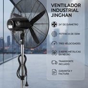 VENTILADOR PEDESTAL INDUSTRIAL 24 PULGADAS JINGHAN | $190 | TRANSPORTE, FACTURA Y GARANTÍA - Img 57906539