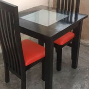 ✓comedor de madera sólida . Disponible - Img 58301920