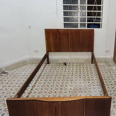 Juego de cuarto antiguo de madera buena - 4/7