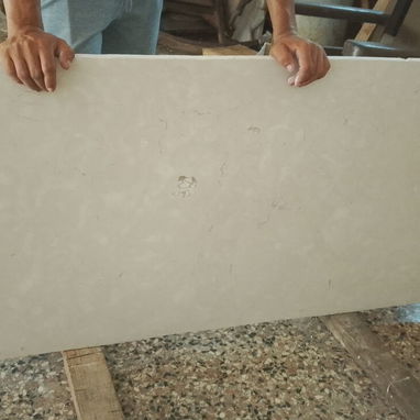 Planchas y rodapié de mármol de color crema de muy buena calidad 💯 no olvides en contartarnos - Img 124436415