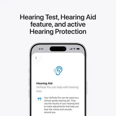 Audífonos Apple AirPods Pro 3 Inalámbricos con Cancelación de Ruido, Audio Espacial, USB-C y Sensor Cardíaco ($250) - 4/6