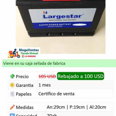 Batería - Img 120946069