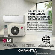 SPLIT LG DE 2 TONELADAS INVERTER Voltaje 220v Refrigerante R410A - Img 57817364
