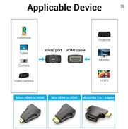 Adaptador HDMI Vention a HDMI mini - Img 50399538