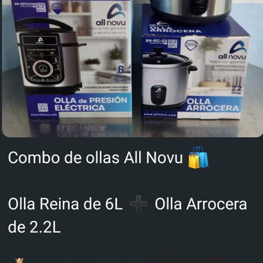 Combos de olla reina + arrocera (hay otros combos) - Img 121348349