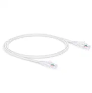 Cable de parcheo UTP 26AWG para Red Ethernet RJ45 Cat5E-CCA, 1m, blanco 53274327 - Img 49370096