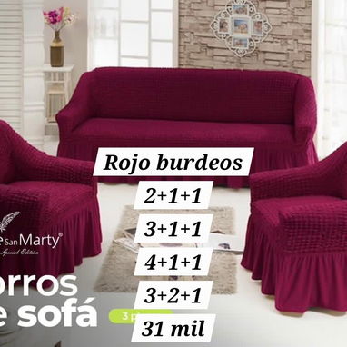 🔖Forros para muebles 2+1+1, 3+1+1, 4+1+1 y 3+2+1 - Img 122968220