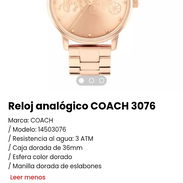 Reloj analógico COACH 3076. Nuevo - Img 51367755