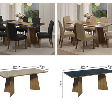 Juego de comedor. Silla. Mesa - 3/6
