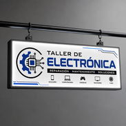 Cartel tipo caja de luz para taller - Img 57168526