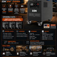💡2560WH 💡 ESTACIÓN DE ENERGÍA EON 4000/2000W LIFEPO4  BATERÍA 2560WH. GARANTÍA 1 AÑO . 📲 54833699 - Img 56007779