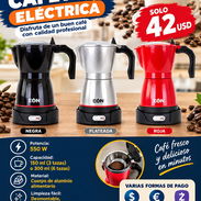 ☕ CAFETERA ELÉCTRICA (EON) - $42 USD ☕ ¡Haz café fresco y delicioso en minutos! 550W de potencia / Voltaje 120V 150 ml - Img 58075771