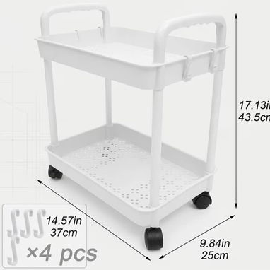 🛍️ Carrito de almacenamiento 2 niveles - 2/2