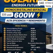 Paneles solares bifacial monocristalino - Img 56657813