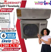 Split Desmatt de 1 Tonelada con Soporte - Img 49942321
