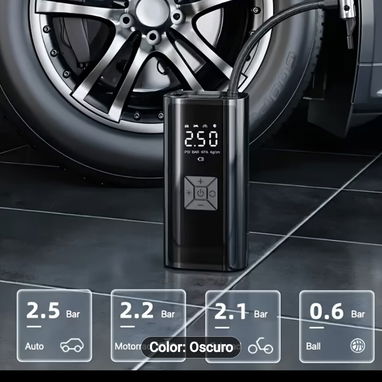 🚗💨 ¡NO DEJES QUE UNA GOMA BAJA ARRUINE TU DÍA! 💨🚗 ¿Vas saliendo y descubres una llanta baja? 😩 Con este Compresor - Img 125637362