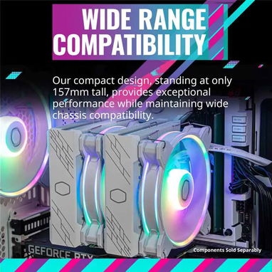 Disipador por Aire Cooler Master Hyper 622 Halo White - 8/10