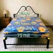 Colchón liso hotelero+ cama - Img 56510772