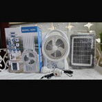 Ventilador recargable con panel solar bombillo , blutu - Img 55871179