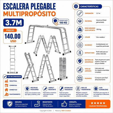 Duchas, llaves para fregadero, escaleras - 9/10