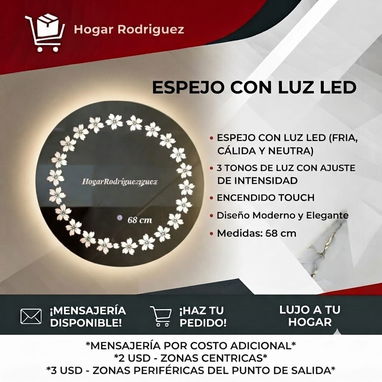 ESPEJOS CON LUZ LED Y ESPEJOS DECORATIVOS - 4/7