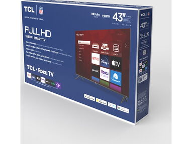 TCL 43" S CLASS 1080P FHD LED SMART TV WITH ROKU TV - Img main-image