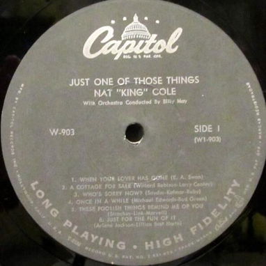 Nat "King" Cole LP Vinilo - Tel: 53580956 - Vedado - 3/4