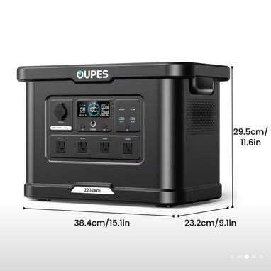 🔋 OUPES Exodus 2400/ 2232Wh/ 4500W Picos– La Estación de Energía más Potente y Versátil ⚡ 💵 $950 USD – ¡Envío gratis! - 5/8
