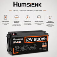 ⚡ ¡Dile adiós a los apagones y a las baterías viejas que no duran! ⚡ Pásate al litio con la batería Humsienk LiFePO4 12 - Img 57912795