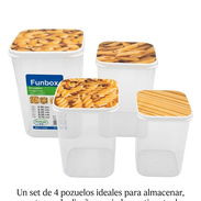 Set de 4 pozuelos para almacenar - Img 55915264