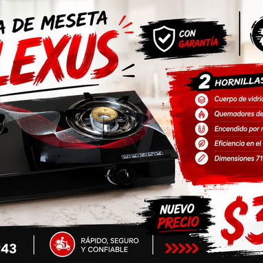 Freidora de Aire Milexus 3.5L de Cristal - Img 124300537