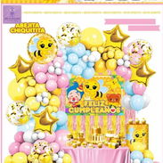 Set decorativo de 100 piezas tematico de abejita amarilla chiquitita - Img 54620528