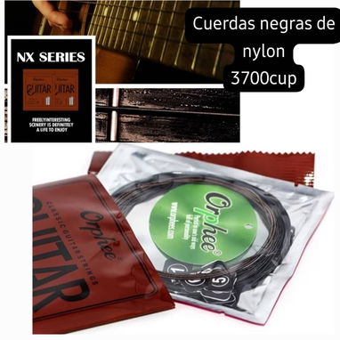 Cuerdas de guitarra de acero, de nylon. Capotrastes - 3/3