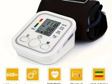Monitor automático de presión arterial de brazo  Monitor digital de presión arterial con transmisión de voz. Mida con pr - Img main-image