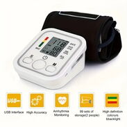 Monitor automático de presión arterial de brazo  Monitor digital de presión arterial con transmisión de voz. Mida con pr - Img 45622735