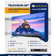 Televisor de 55 pulgadas marca ✅ EKO, con caja descodificadora interna. - Img 57565920