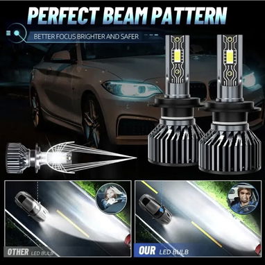 Bombillo LED H7 – 30.000LM • Canbus • 6500K • Alta Potencia - 3/3