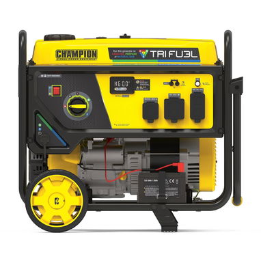 Generador portátil Champion de 6250/5000 vatios con arranque eléctrico, combustible triple - 2/5