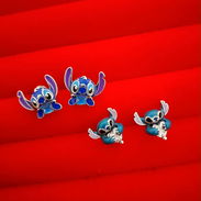 Aretes de Stitch 🩶💙🩵 Plata 925 - Img 57264227