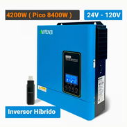 INVERSOR SOLAR HIBRIDO ANENJI 4200W 24V 110/120V CON MPPT 120A ONDA SINUSOIDAL PURA - Oferta - Img 58478856